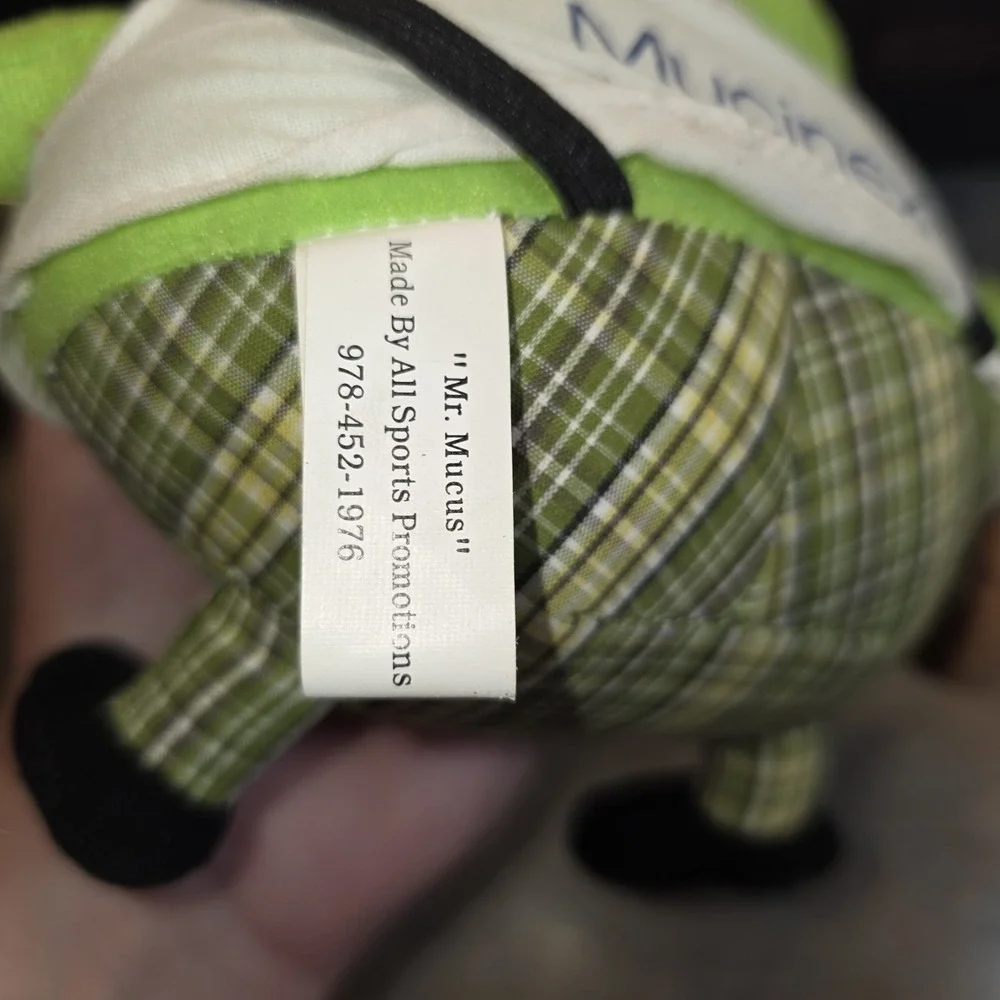 Mr. & Mrs. Mucus Bride & Groom Mucinex Advertisement Promo Plush Stuffed Toys
